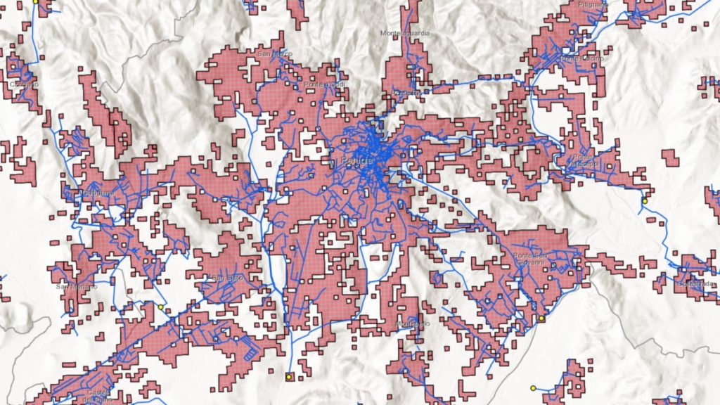 database geografico per arpa