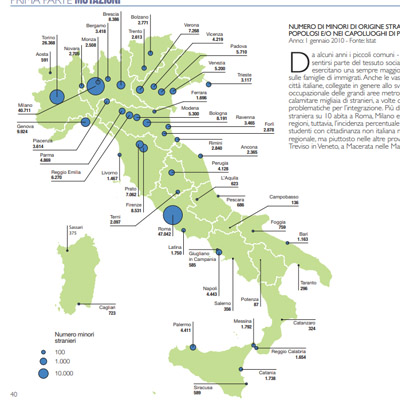 Atlante dell’Infanzia a Rischio 2011 mappe, cartogrammi e grafici realizzati da gisAction 2