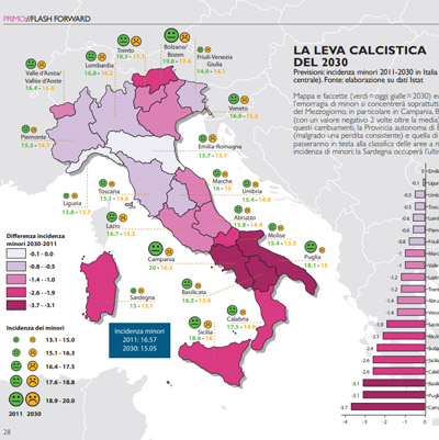 Atlante dell’Infanzia a Rischio 2012 mappe, cartogrammi e grafici realizzati da gisAction 2
