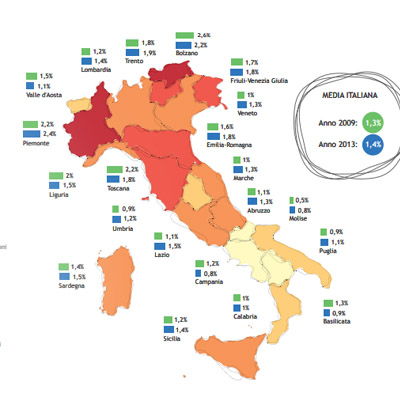 Atlante dell’Infanzia a Rischio 2015 mappe, cartogrammi e grafici realizzati da gisAction