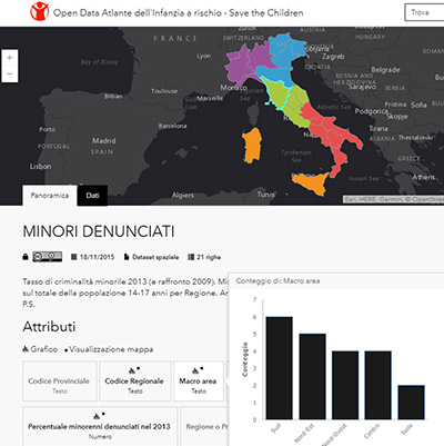 Atlante dell’Infanzia a Rischio 2018 mappe, cartogrammi e grafici realizzati da gisAction 3