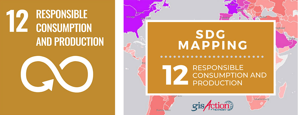 SDG MAP 12 - Responsible Consumption And Production - GisAction