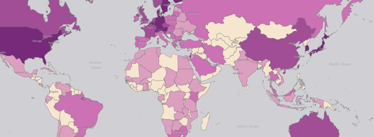 SDG MAP 9 - Industry, Innovation and Infrastructure - gisAction