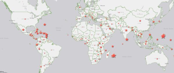 SDG MAP 15 - Life on Land - gisAction