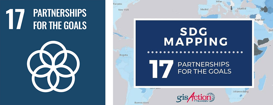 Sdg Map 17 Partnership For The Goals Gisaction